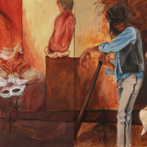 Awaiting the Entombment of Caravaggio's Christ